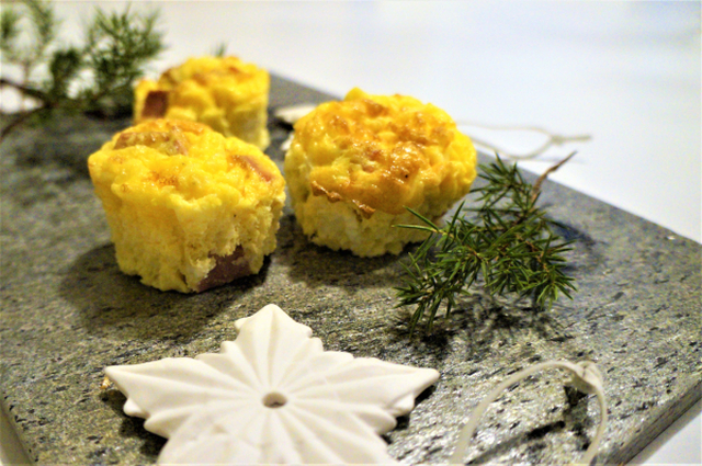 Fin måte å bruke opp rester fra julematen: Lavkarbo omelett muffins