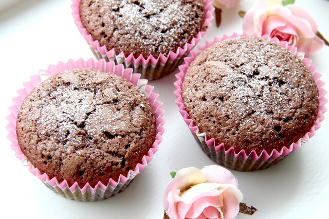 Nydelige brownie-muffins