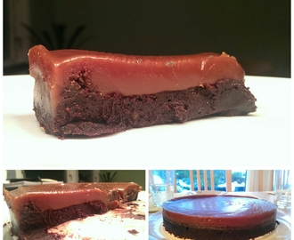 Kladdekake med sjokoladefudgeglasur