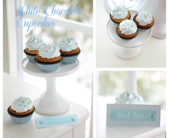 Just Sweet White Chocolate Cupcakes