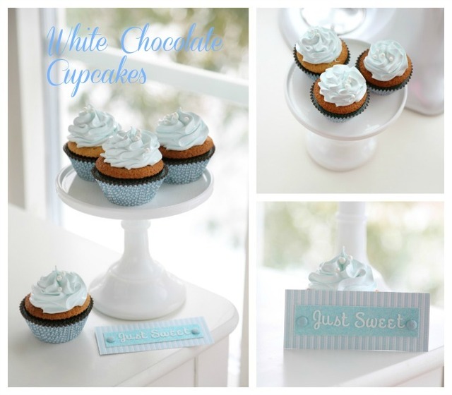 Just Sweet White Chocolate Cupcakes