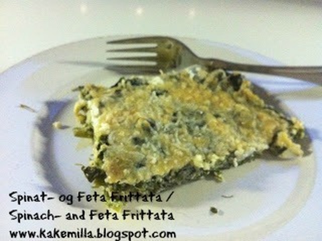 Spinat- og Feta Frittata / Spinach- and Feta Frittata