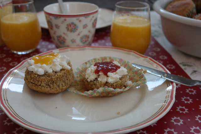 Frokostmuffins med appelsin