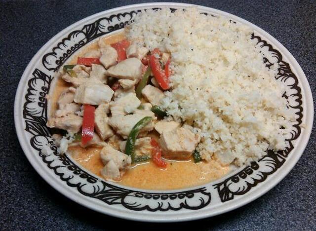Red curry kylling
