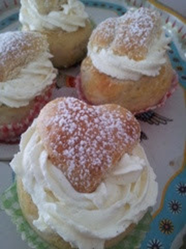 Semlor på Fettisdagen/fastelavnsdagen