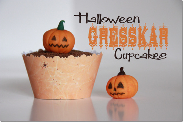 Gresskar Cupcakes  {Halloween}