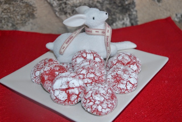 Femte alternative slag;Red velvet snowcookies