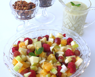 Frisk og smakfull fruktsalat