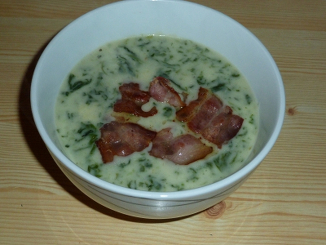 Spinatsuppe