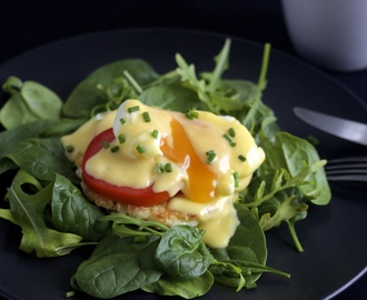 Veggis drømmefrokost: Hash browns benedict!