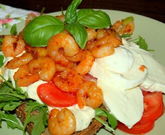 Scampi smørbrød