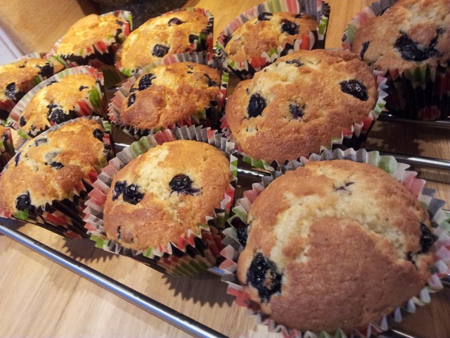 Dedicated to my American Relatives... The real Blueberry Muffin American Style!