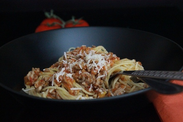 Spaghetti med kjøttsaus