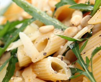 Pasta med ruccola