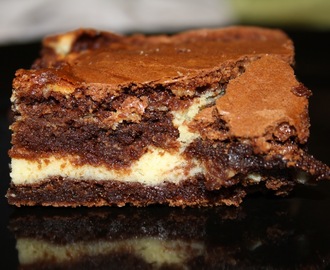 Chocolate cream cheese brownies - Oppskrift
