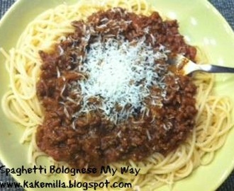 Spaghetti Bolognese My Way