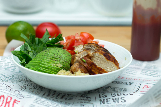 Honning- og soyaglasert kylling med quinoa