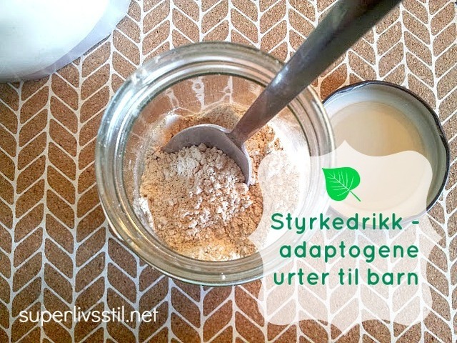 Adaptogen styrkedrikk for barn