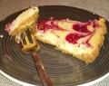 Raspberry cheesecake pie