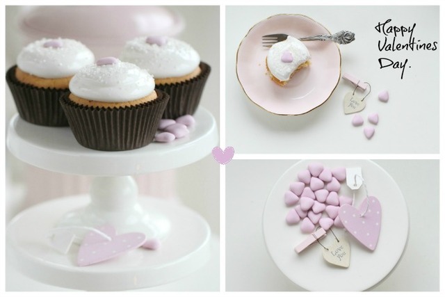 Very Vanilla Cupcakes Valentines Style