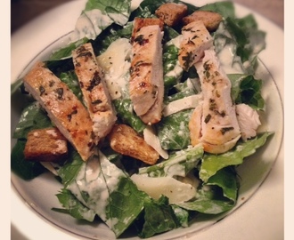 Caesar's salat med kylling