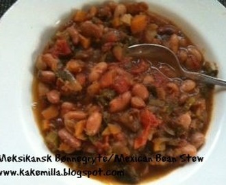 Meksikansk Bønnegryte/Mexican Bean Stew