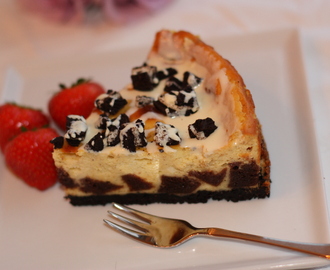 O’hellige Oreo Brownie Mosaic Cheesecake