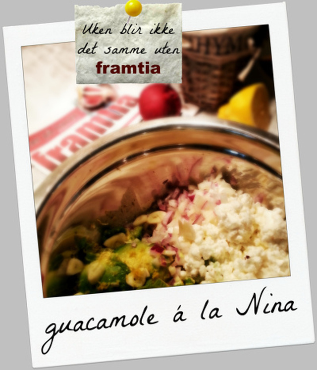 Guacamole á la Nina - kjapp og lettlaget avocadodip