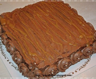 Sjokoladekake med karamell