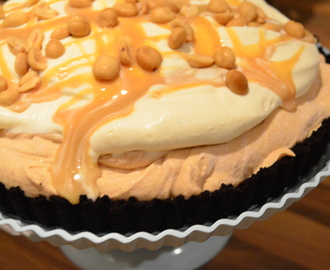 Frozen peanut butter cream pie