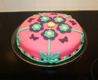 Blomster kake