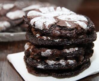 Deep Dark Chocolate Cookies