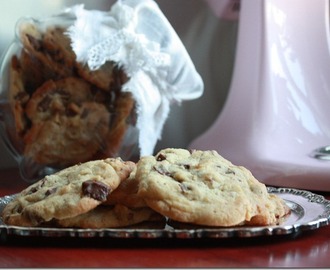 Himmelske amerikanske chocolate chip cookies!