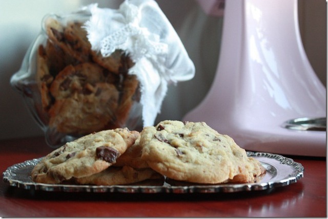 Himmelske amerikanske chocolate chip cookies!