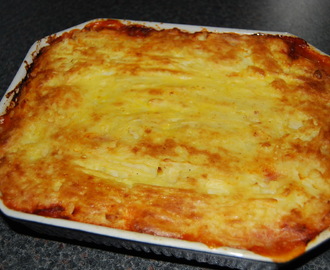 Cottage Pie med tomat/kjøttsaus