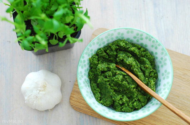 Pesto i sommervarmen