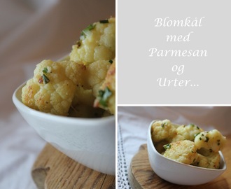 Gylden Blomkål med Parmesan og urter...