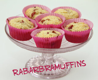 Rabarbramuffins