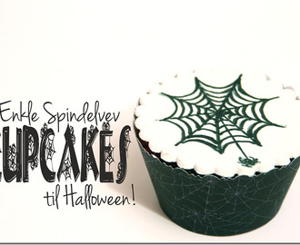 Enkle Cupcakes til Halloween – tegn på pynten!
