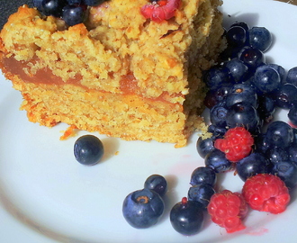 PEANØTTKARAMELLKAKE SØTET MED AGAVE