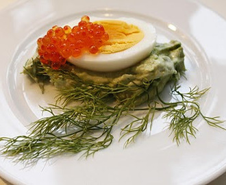 Egg og avokadorøre