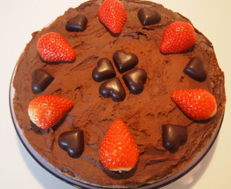 Rå sjokoladekake