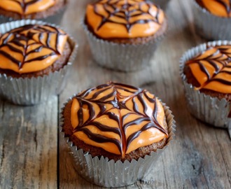 Gresskarmuffins til Halloween