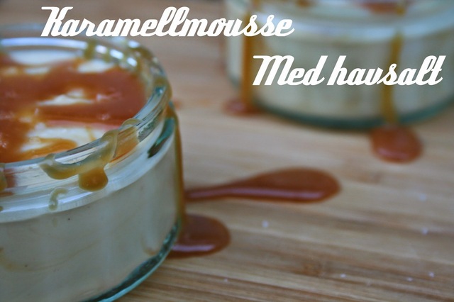 Karamellmousse med havsalt