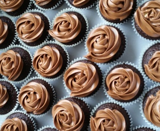 Herlige sjokoladecupcakes