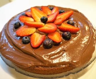 Proteinrik sjokoladekake - sunt og godt!