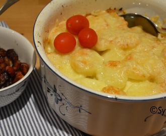 Torsk og fennikelform med potetlokk