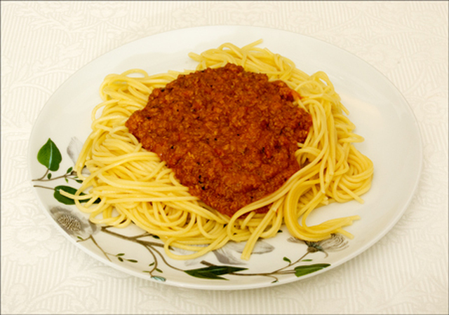 Spaghetti med kjøttsaus