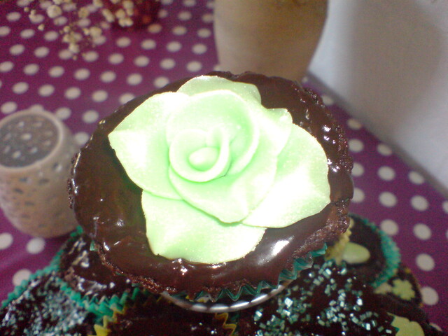 Deilige After eight cupcakes