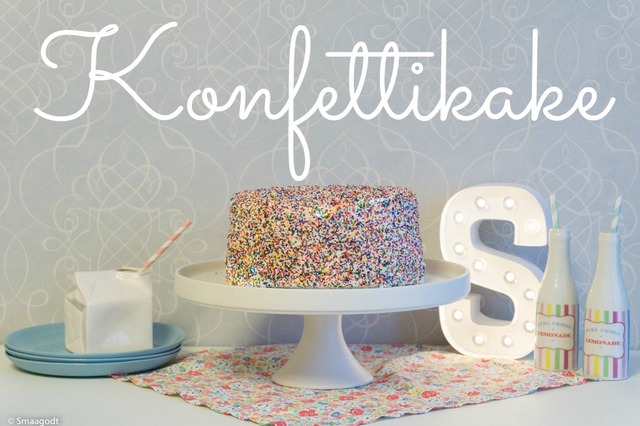 Konfetti kake